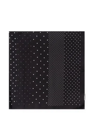 Destin Judy Polka-dot Scarf In Black