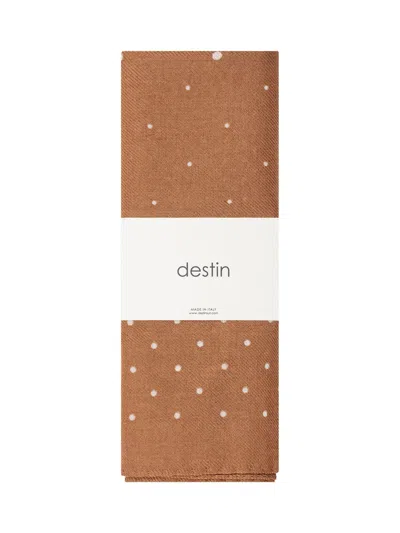 Destin Judy Square Scarf 90x90 In Vicuna