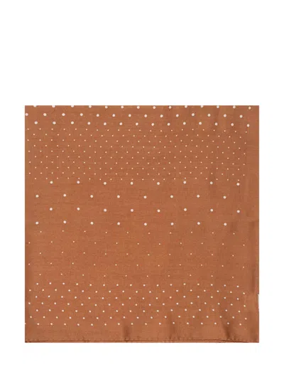 Destin Judy Square Scarf 90x90 In Orange