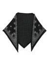 Destin Judy Triangular Scarf In Black