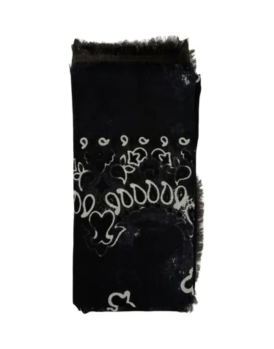 DESTIN LARGE SQUARE SCARF WITH BANDANA-INSPIRED PATTERN