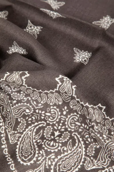 Destin Man Grey Scarves In Brown