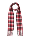 Destin Man Scarf Red Size - Wool, Cashmere In Red