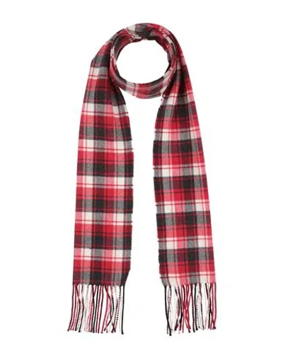 Destin Man Scarf Red Size - Wool, Cashmere