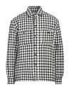 Destin Man Shirt Black Size L Wool, Cashmere, Polyester In Black