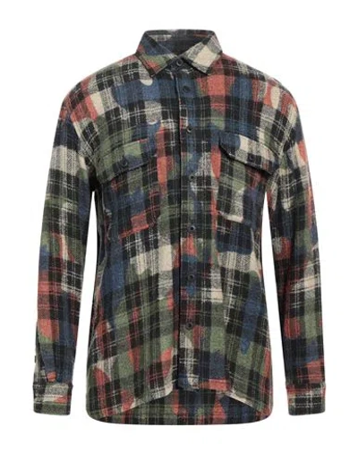 Destin Man Shirt Blue Size M Wool, Cashmere, Polyamide