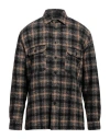 Destin Man Shirt Camel Size M Wool, Polyamide, Cashmere, Silk In Beige