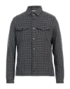 Destin Man Shirt Grey Size M Wool, Cashmere