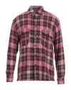 Destin Man Shirt Antique Rose Size M Wool, Cashmere, Polyamide In Pink