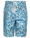 Destin Man Shorts & Bermuda Shorts Light Blue Size L Cotton In Blue