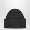 Destin Military Wool And Cashmere Beanie In Black