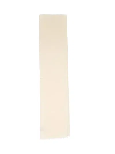 Destin Mini Silk Satin Scarf In White