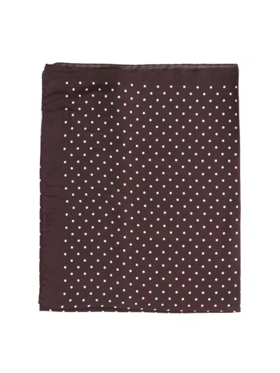 Destin Modal & Silk Scarf In Brown