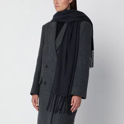 Destin Navy Blue Opus Scarf In Wool