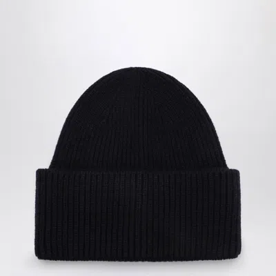 DESTIN DESTIN  NAVY BLUE WOOL AND CASHMERE BEANIE