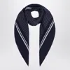 Destin Navy Blue Wool Polkadot Bandana