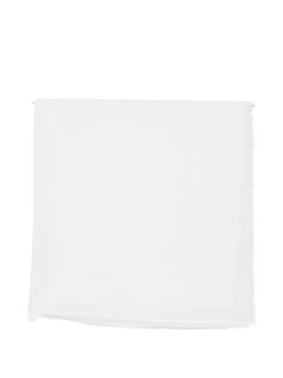 Destin Nikika Quadra Frayed Scarf In White