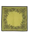 Destin Silky Carre 90 X 90 Cm Scarf Accessories In Green