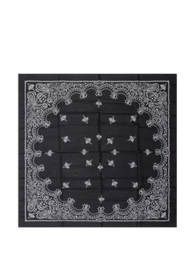 Destin Paisley Bandana In Black