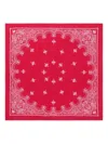 Destin Paisley-print Scarf In Red