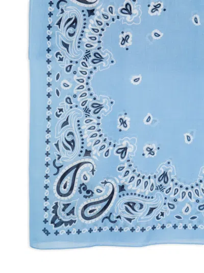 Destin Paisley Scarf In Blue