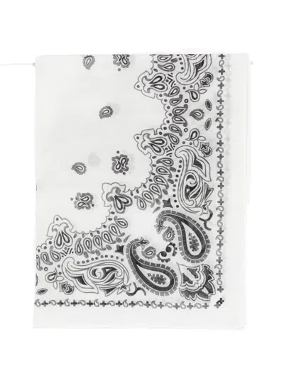Destin Paisley-print Bandana Scarf In Red