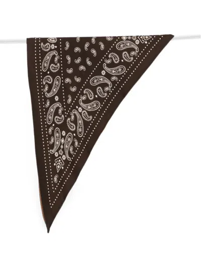 Destin Paisley-print Triangle Scarf In Multi