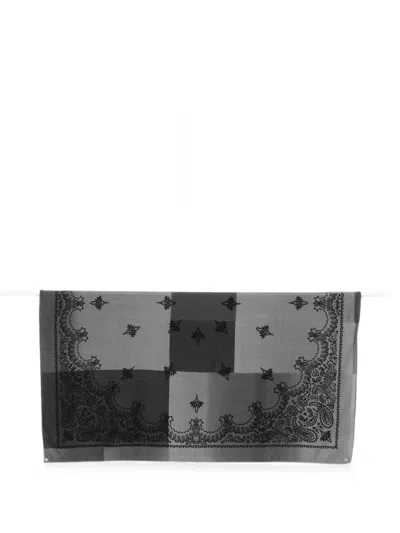 Destin Paisley-print Wool Scarf In Multi