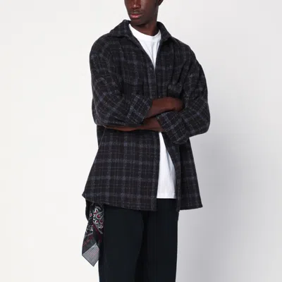 Destin Plaid Wool Shirt Jacket In Multi
