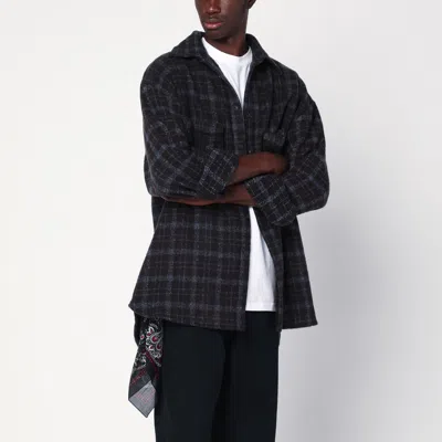 DESTIN DESTIN PLAID WOOL SHIRT JACKET