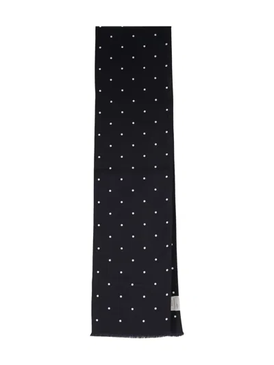 Destin Polka Dot Scarf 'judy' In Black