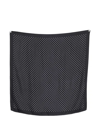 Destin Polka Dot Scarf In Black