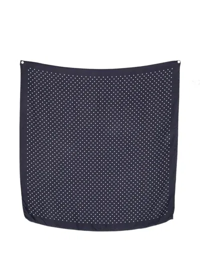 Destin Polka Dot Scarf In Blue