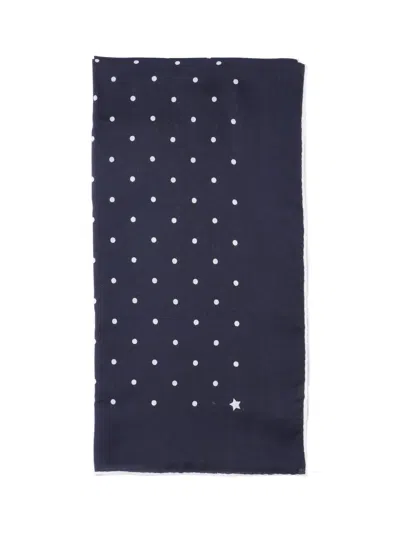 Destin Polka Dot Scarf In Blue