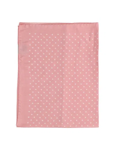 Destin Polka Dot Scarf In Pink