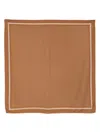 Destin Polka-dot Wool Scarf In Brown