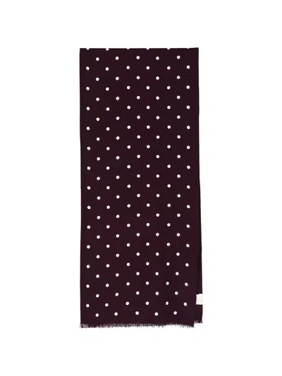 Destin Polka-dot Frayed Scarf In Multi