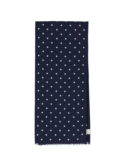 Destin Polka-dot Frayed Scarf In Multi