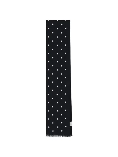 Destin Polka-dot Frayed Scarf In Multi