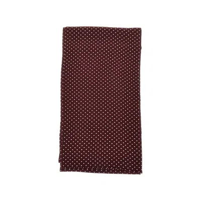 Destin 'poppy Double' Wool Scarf In Red