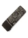 Destin Paisley-pattern Bandana In Black