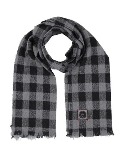 Destin Scarf Grey Size - Wool, Cashmere, Polyamide In Gray
