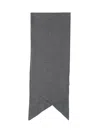 Destin Houndstooth Wool Scarf In Gray