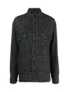 Destin Button-up Knitted Shirt In Multicolour