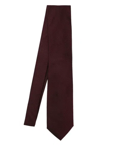 Destin Silk Tie In Red