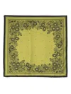 Destin Silky Carre 90 X 90 Cm Scarf Accessories In Green