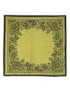 Destin Silky Carre 90 X 90 Cm Scarf Accessories In Green