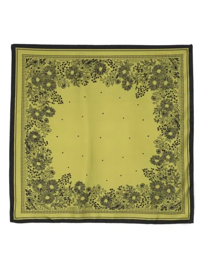 DESTIN SILKY CARRE 90 X 90 CM FOULARD,SILKY.CARRE V0 GREEN