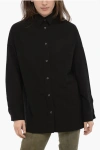 Destin Solid Color Wool Gio Shirt With Breast Pocket