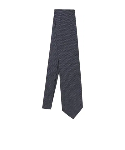 Destin Surl Dot Tie In Black
